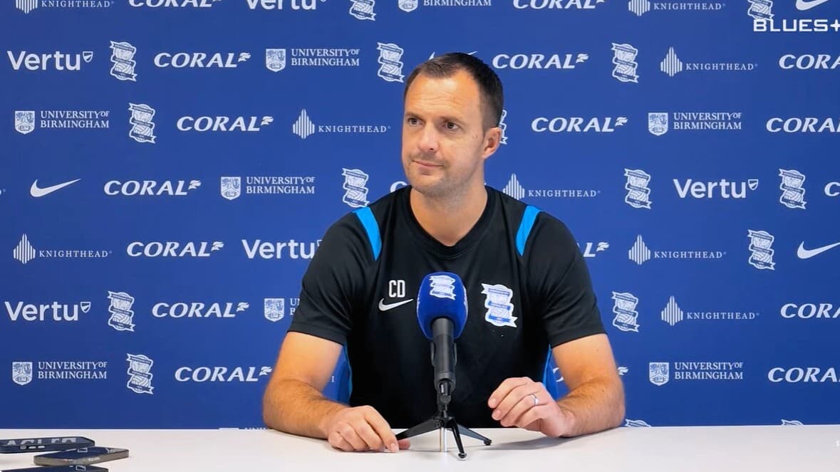 Chris Davies pre-QPR press