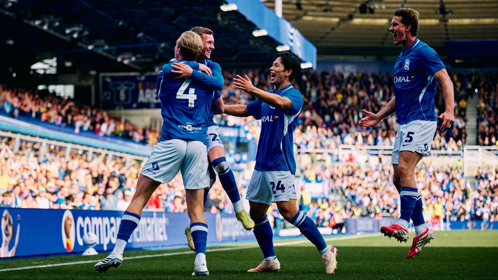Celebration v Middlesbrough